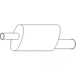 VERTICAL MUFFLER — Part #EAP-103962