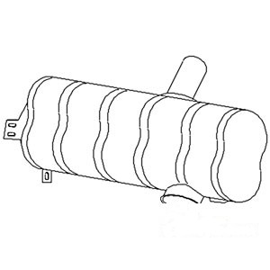 MUFFLER — Part #EAP-104042