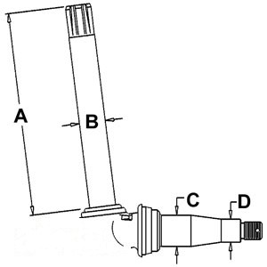 SPINDLE LH/RH — Part #EAP-104068
