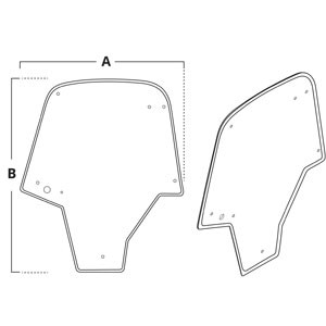 GLASS DOOR (RH) — Part #EAP-104437