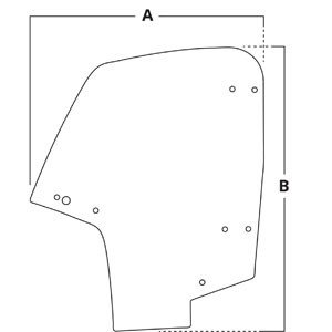 GLASS DOOR (RH) — Part #EAP-104451