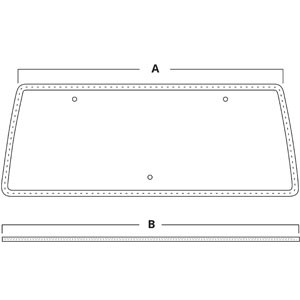 GLASS REAR — Part #EAP-104453