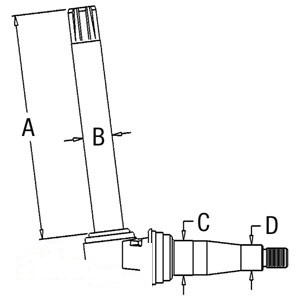 SPINDLE LH/RH — Part #EAP-105308