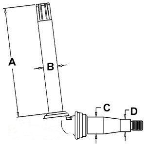 SPINDLE LH/RH — Part #EAP-105401