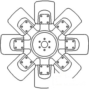 FAN 8 BLADE — Part #EAP-105499