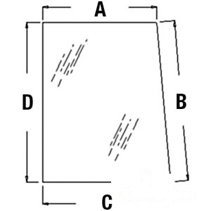 GLASS REAR SLIDING — Part #EAP-105527