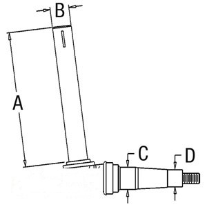 SPINDLE LH/RH — Part #EAP-105556