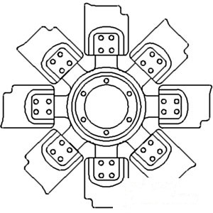 FAN 8 BLADE — Part #EAP-105594