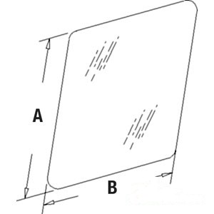 GLASS UPPER — Part #EAP-105800