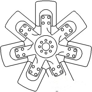FAN 7 BLADE — Part #EAP-105824