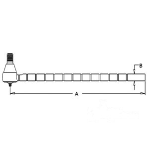 TIE ROD LONG GROOVED — Part #EAP-105881