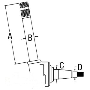 SPINDLE LH/RH — Part #EAP-106096