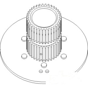 SUN GEAR ASSY. (C1 CL.) — Part #EAP-106664
