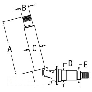 SPINDLE LH/RH — Part #EAP-106729
