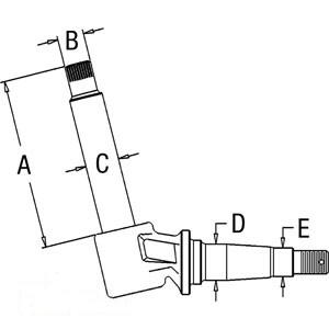 SPINDLE LH/RH — Part #EAP-106740