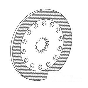 BRAKE FRICTION PLATE — Part #EAP-106836