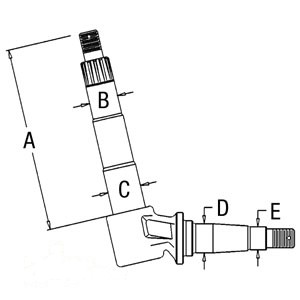 SPINDLE LH/RH — Part #EAP-107389