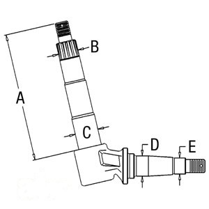 SPINDLE LH/RH — Part #EAP-107390