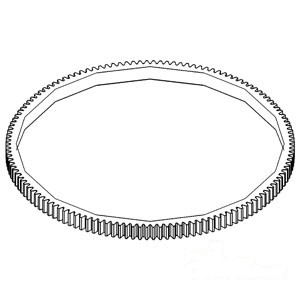 RING GEAR FLYWHEEL — Part #EAP-107415