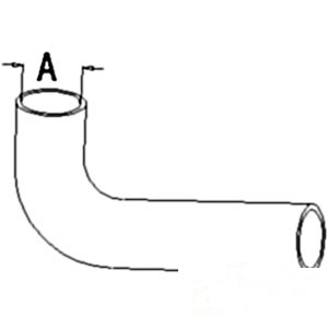 RADIATOR HOSE UPPER — Part #EAP-107446