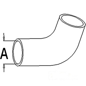 RADIATOR HOSE UPPER — Part #EAP-107454