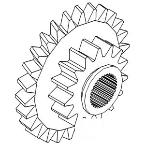 2ND & 4TH GEAR — Part #EAP-107509