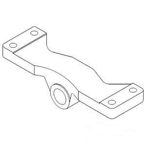 SUPPORT FRONT AXLE — Part #EAP-107553