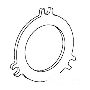 BRAKE PLATE STEEL — Part #EAP-107571