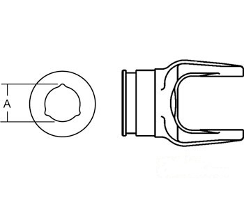 INNER TUBE YOKE SIZE 1 — Part #EAP-108320