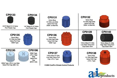 JRA LO PORT CAP (4 PK) — Part #EAP-118370