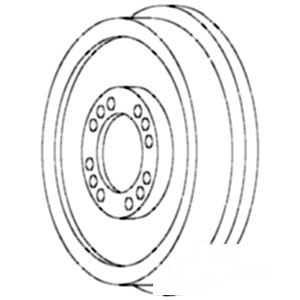BRAKE DRUM — Part #EAP-120375