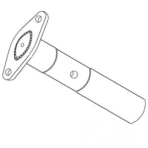 FRONT AXLE PIN FRONT — Part #EAP-120420