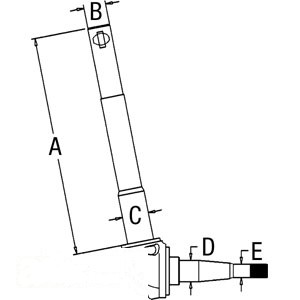 STD SPINDLE (RH) — Part #EAP-120435