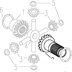 GEAR RH DIFFERENTIAL — Part #EAP-120519
