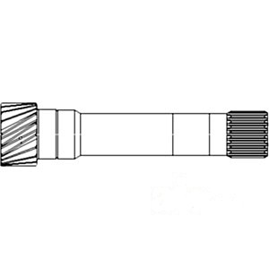 PTO INPUT SHAFT — Part #EAP-120623