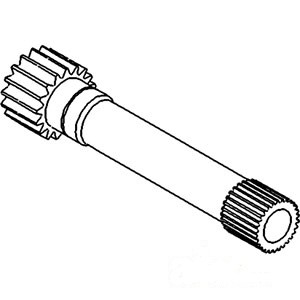 SHAFT PTO INPUT (15T) — Part #EAP-121603