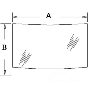 GLASS LOWER REAR WINDOW — Part #EAP-121768