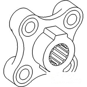 COUPLING HYD. PUMP DRIVE — Part #EAP-121779