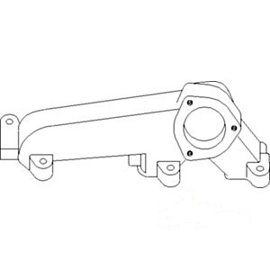 MANIFOLD EXHAUST — Part #EAP-122048