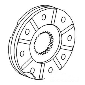 HANDBRAKE DISC — Part #EAP-122354