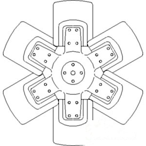 FAN 6 BLADE — Part #EAP-122429