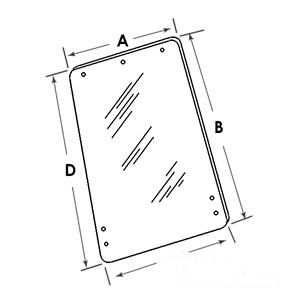 GLASS SIDE WINDOW — Part #EAP-122436