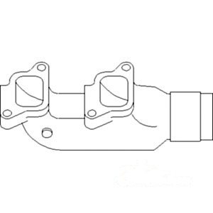 MANIFOLD EXHAUST (REAR) — Part #EAP-122437