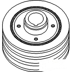 PULLEY CRANK. DAMPENER — Part #EAP-122924