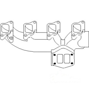 MANIFOLD EXHAUST (FRONT) — Part #EAP-123024