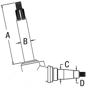 SPINDLE (RH/LH) — Part #EAP-123057