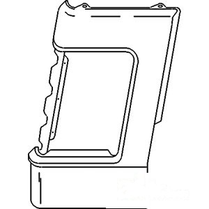 GRILLE SIDE PANEL (RH) — Part #EAP-123094