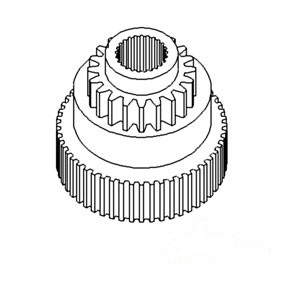 HUB PTO DRIVE CLUTCH — Part #EAP-123463