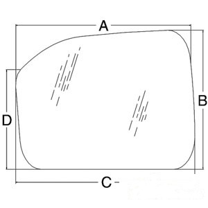 LOWER FRONT WINDOW RH — Part #EAP-123556