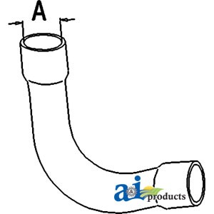 UPPER RADIATOR HOSE — Part #EAP-123604